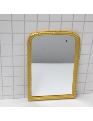 Espejo grande marco dorado para aparador