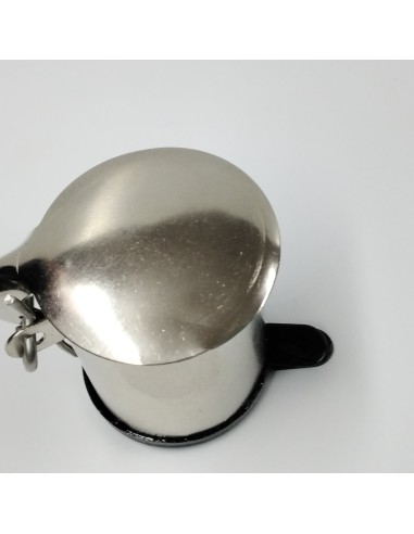 Papelera de color acero (tara)