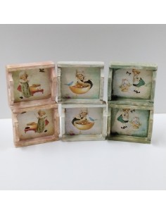 Bandeja de madera y...