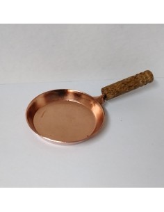 Sarten de cobre con mango...