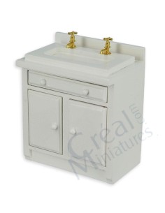 Mueble fregadero blanco
