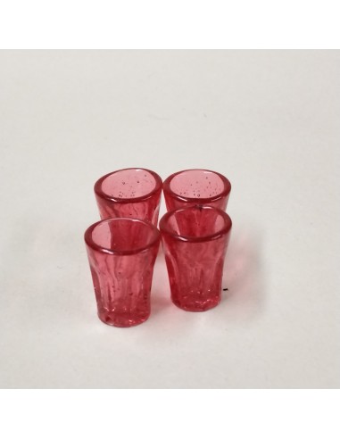 Set de 4 vasos, color a elegir