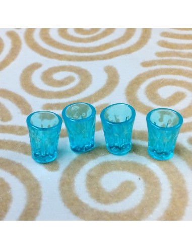 Set de 4 vasos, color a elegir