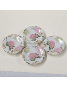 Set de 4 platos decorados...