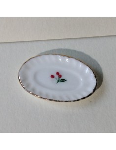 Bandeja de porcelana con...