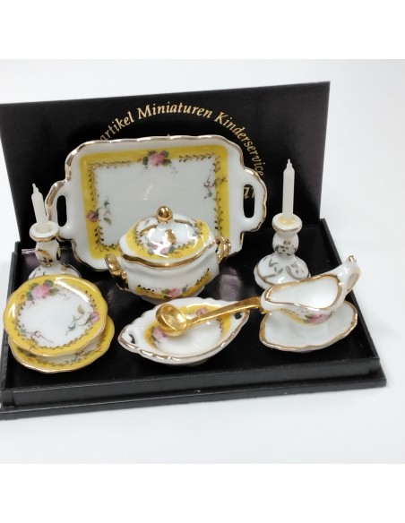 Vajilla de porcelana alemana marca Reutter