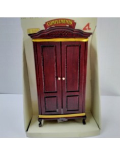 Armario madera color caoba