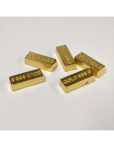 Lingote de oro en miniatura