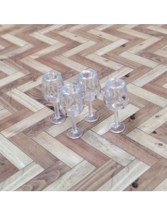 Copas de vino de plastico