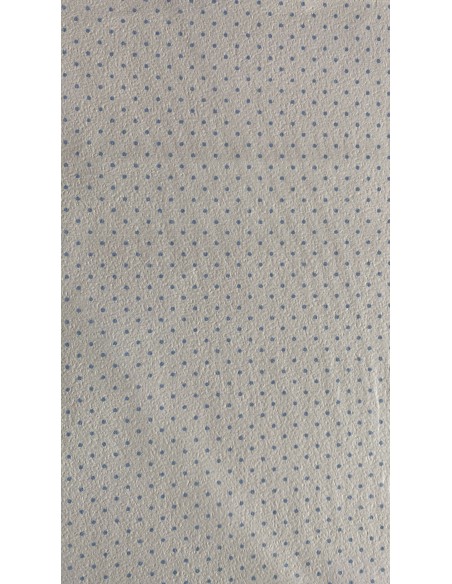 papel blanco con lunares celeste