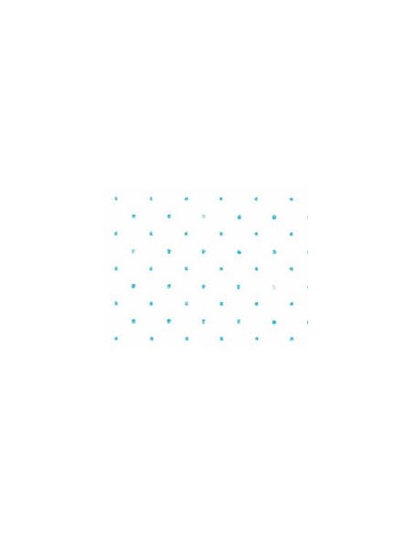papel blanco con lunares celeste