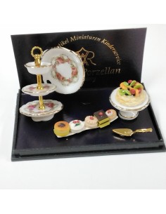 Conjunto de dulces, tartas...