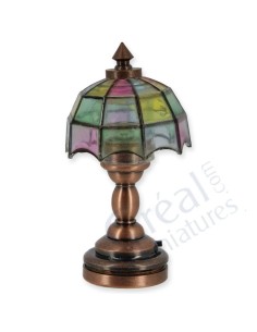 Lampara Tiffany de mesa, led