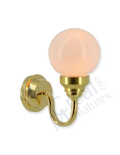 Aplique con tulipa de bola