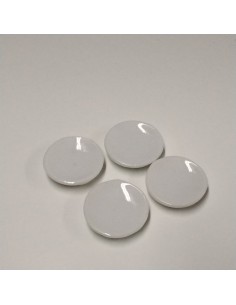 platos de porcelana blanca,...