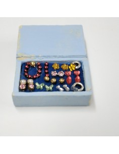 Caja joyero de madera