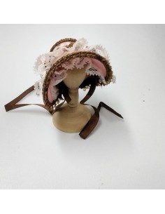Sombrero victoriano rosa y... 2