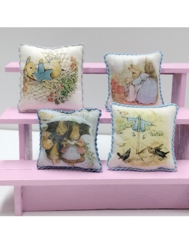 Cojín infantil, decoración Beatrix Potter (unidad)