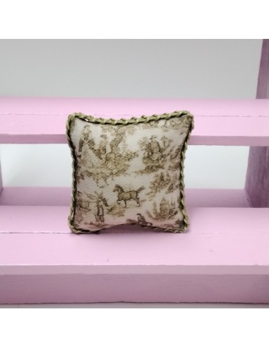 Cojin estilo Toile de Jouy (unidad)