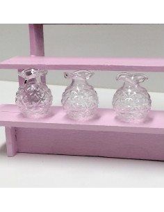 Jarrón de cristal labrado....