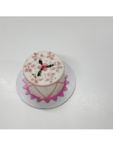 Tarta con velas. Color a elegir