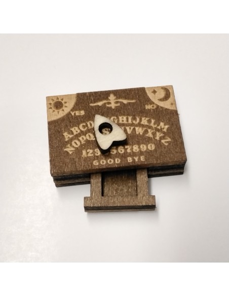 Tabla ouija en miniatura