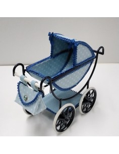 Carrito de metal azul... 2