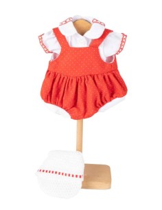 Conjunto pichi rojo y gorra