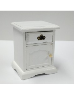 Mesilla de noche blanca