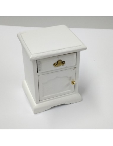 Mesilla de noche blanca