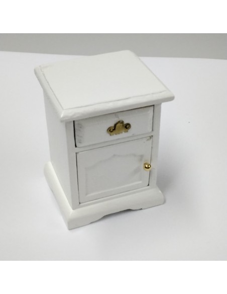 Mesilla de noche blanca