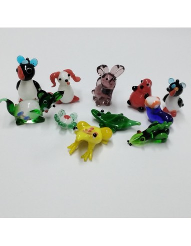 Figuras de cristal de colores (SALDO)