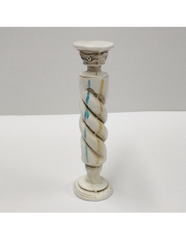 Columna de resina imitando mármol