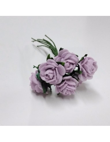 Rosas en miniatura de papel
