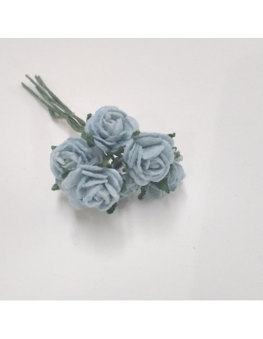 Rosas en miniatura de papel