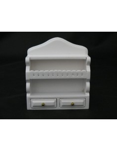 Estanteria repisa blanca en...