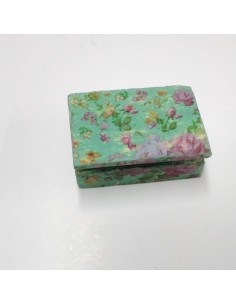 Caja joyero miniatura en verde 2