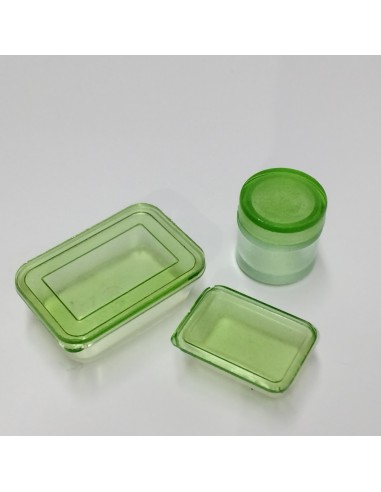 Fiambreras, 3 unidades variadas (tara)