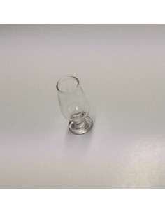 Jarrón violetero de cristal