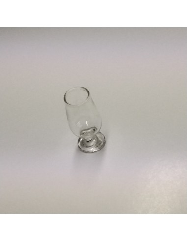 Jarrón violetero de cristal