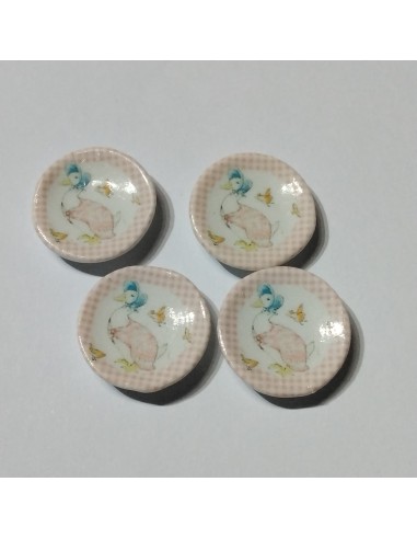 Set de 4 mini platos infantiles