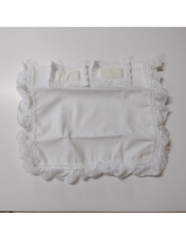 Colcha blanca para cama de matrimonio