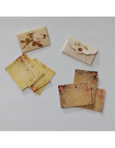 Papel de cartas 5 y 1 sobre