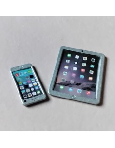 Móvil y tablets plateado...