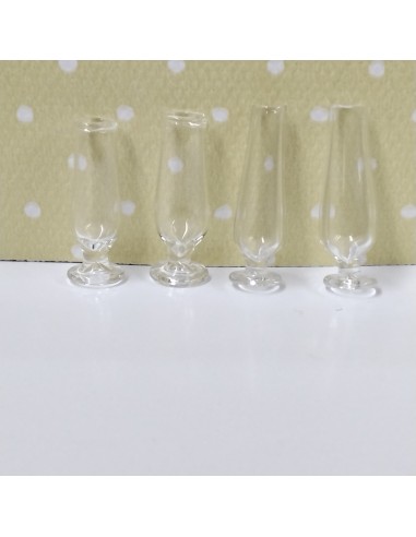 Jarrón violetero de cristal