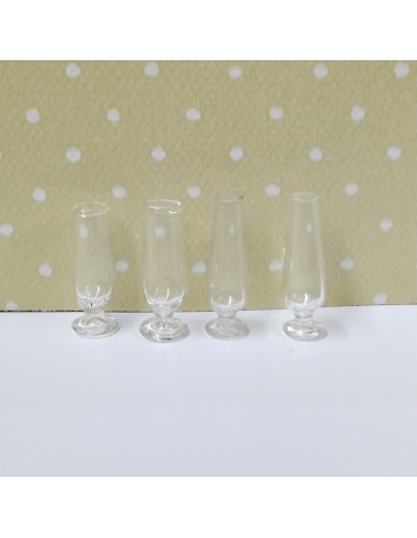 Jarrón violetero de cristal