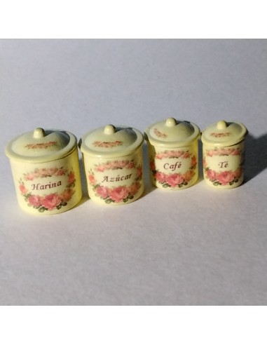 Botes decorados para cocina