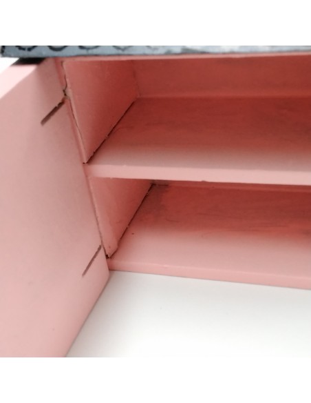 Mini casita rosa, articulo de saldo