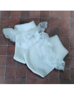 Calcetines blancos con...