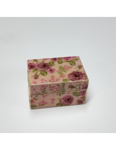 Caja joyero en rosa